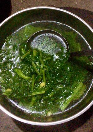 Hình của món Canh rau cải nấu với gừng :)) siêu dễ.
