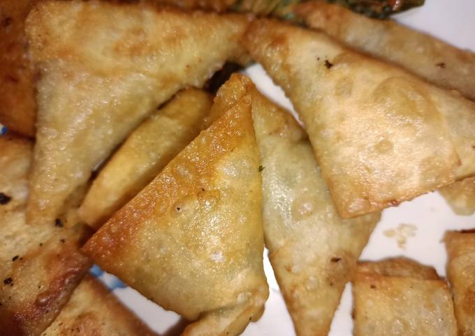 How to Make Quick Keema filling samosa