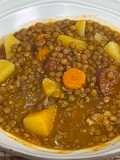 Sopa de Lentilhas com Batatas, Cenoura e Chouriço