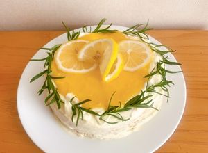 Hình của món Lemon cake (Bánh gato chanh).