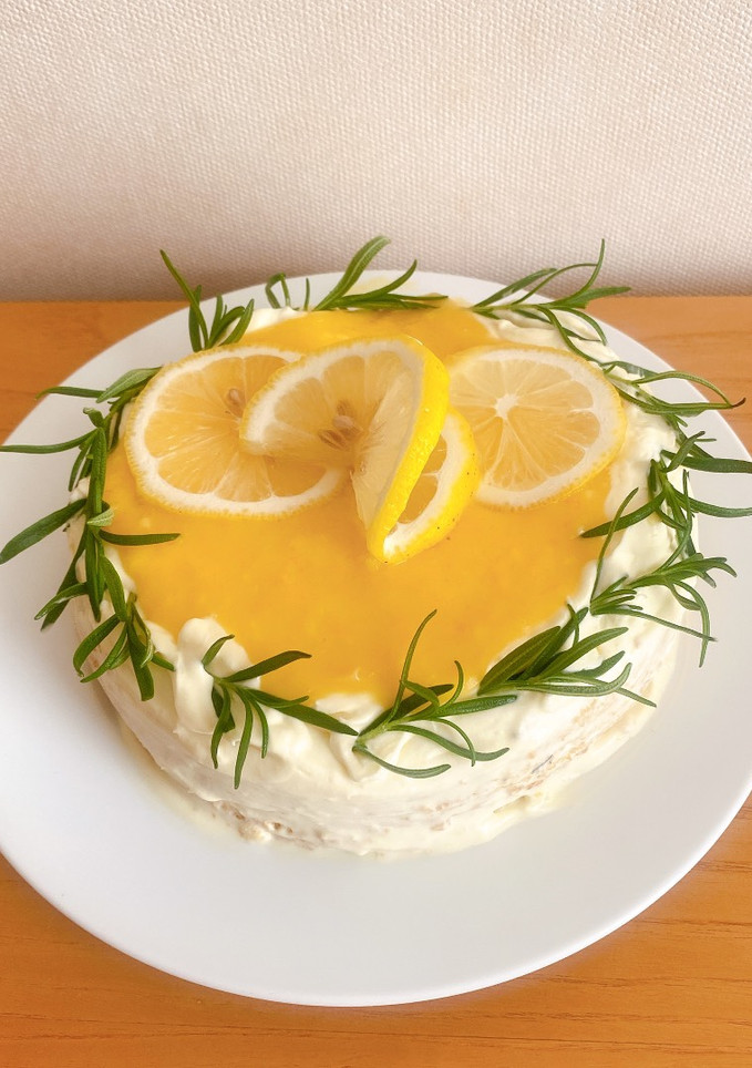 Hình của món Lemon cake (Bánh gato chanh).