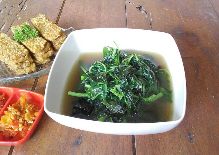 Resep Sayur Bayam Bening Kuah Manis Anti Gagal