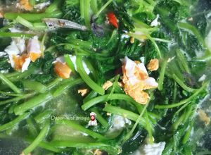 Gambar Masak Bening Bayam & Telur