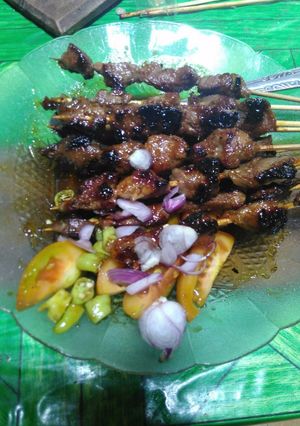 Foto resep Sate Kambing Jeng Heppy  tanpa Arang tanpa Asap🐏🐏