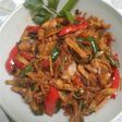 Ayam suwir kecap pedas