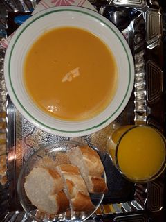 صورة لوصفة حساء الجزر 🍞