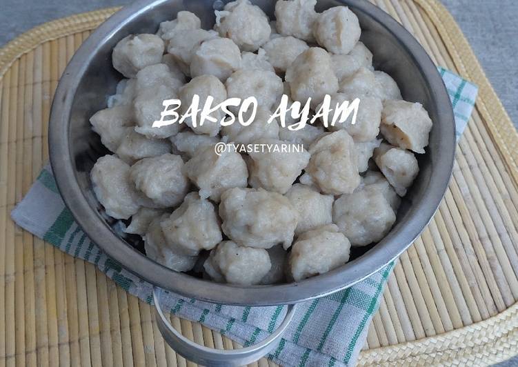 Resep Bakso Ayam Blender Oleh Tya Setyarini Cookpad