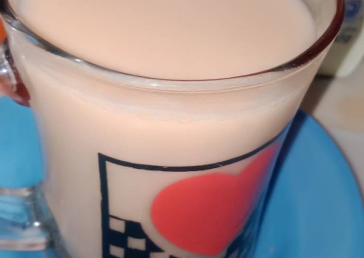 Langkah Mudah untuk Menyiapkan Teh susu jahe☕ Anti Gagal