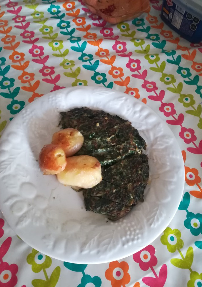 Una foto de Tortilla de acelga