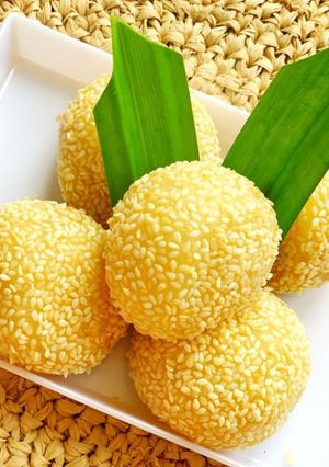 Foto resep Onde-onde kacang hijau empuk dan anti meletus