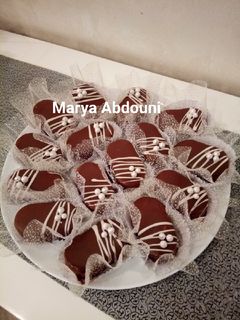 صورة لوصفة صابلي بذوق الكراميل ومحشو بالكاوكاو