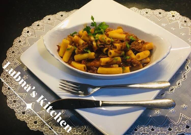 Recipe of Perfect Beef ragu pasta