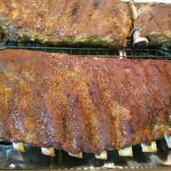 A picture of Fall Apart Dutch Oven Ribs.