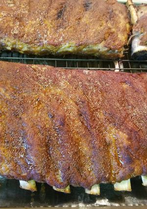 A picture of Fall Apart Dutch Oven Ribs.