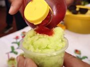 Una foto de nieve de limon
