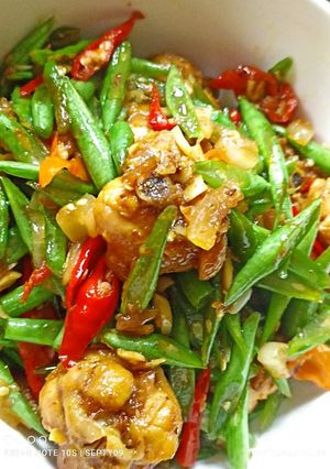 Foto resep Buncis ayam saos tiram