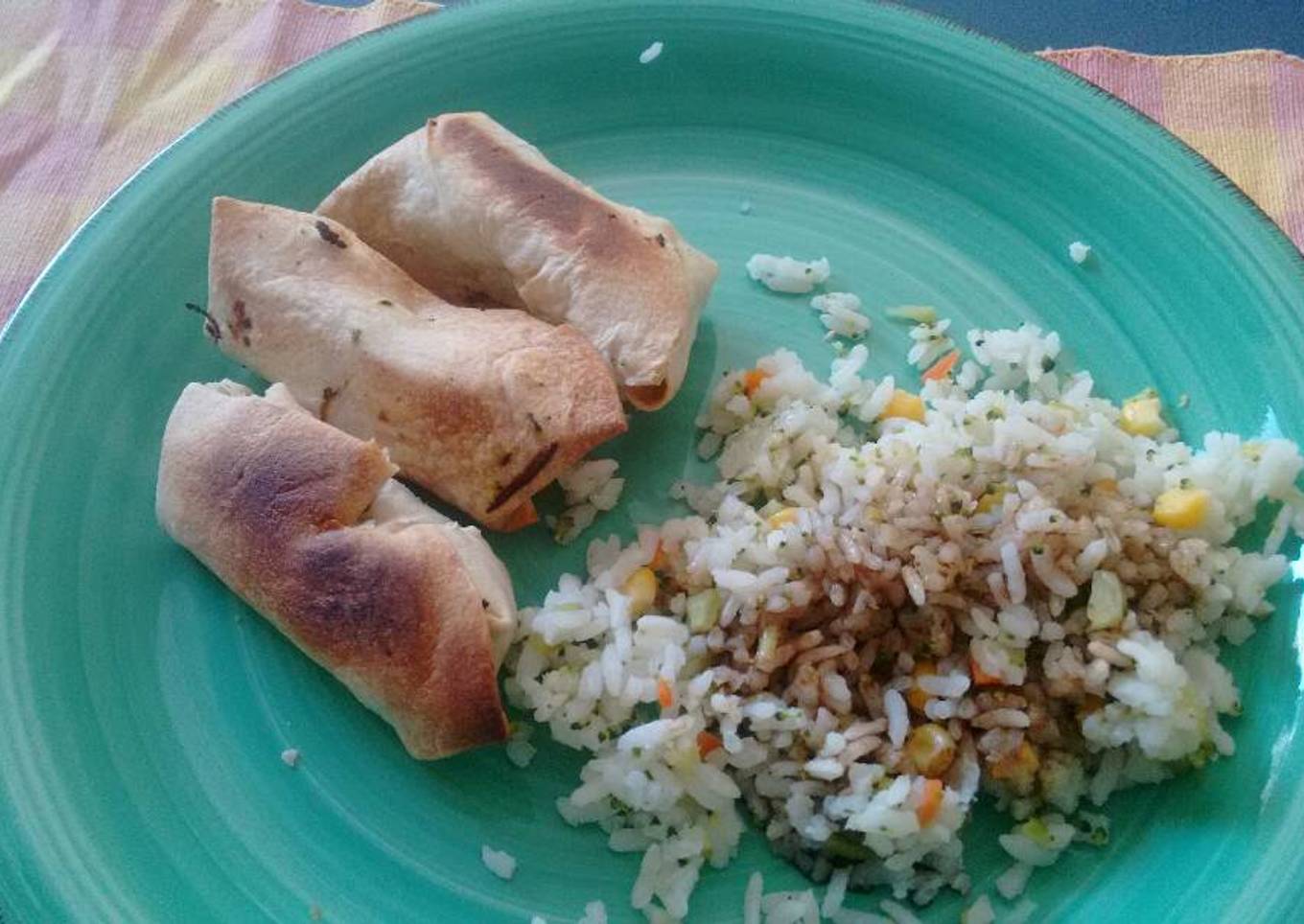 Spring rolls. ॐ