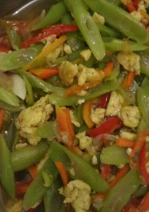 Foto resep Tumis buncis wortel telor