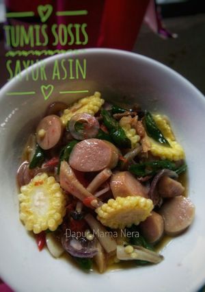 Foto resep Tumis Sosis Sayur Asin