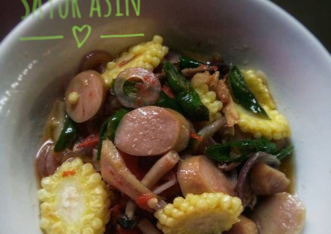 Cara bikin Tumis Sosis Sayur Asin Cara bikin Tumis Sosis Sayur Asin