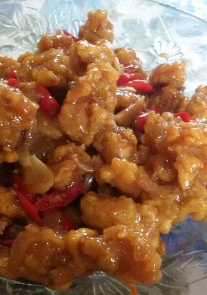 Foto resep Ayam goreng saus tiram simple enak