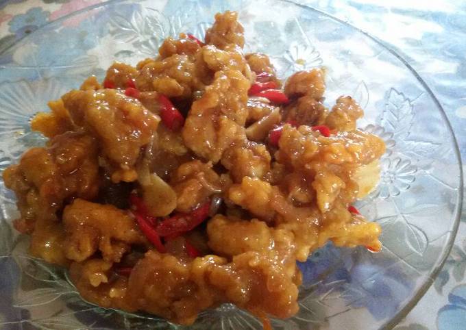 Ayam goreng saus tiram simple enak