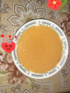 صورة لوصفة شوربة العدس الأصفر