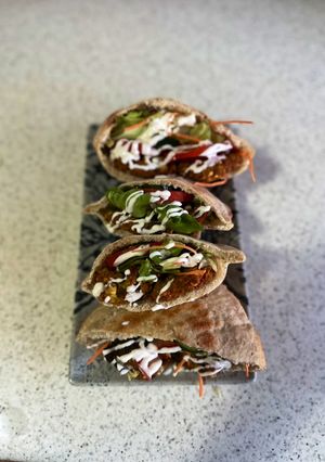 Foto principal de Falafel casero en pan de pita