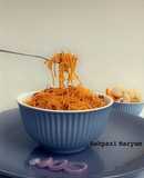 ماکارونی با دل مرغ🍝