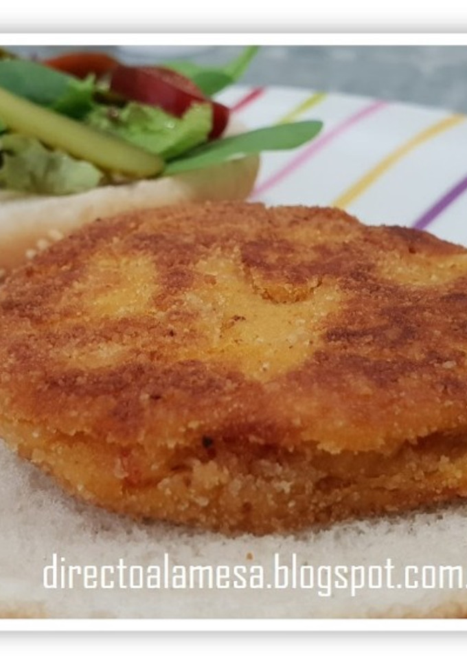 Una foto de Hamburguesas de garbanzos