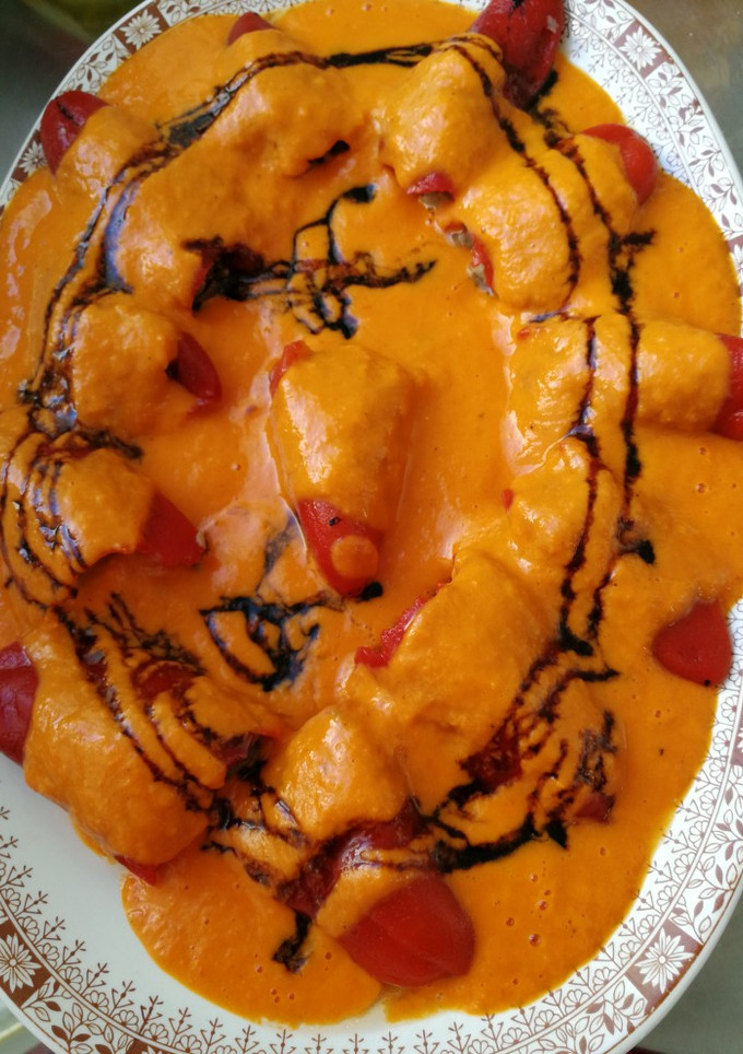 Una foto de Pimientos rellenos del piquillo maños