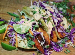 Una foto de Tacos de tilapia