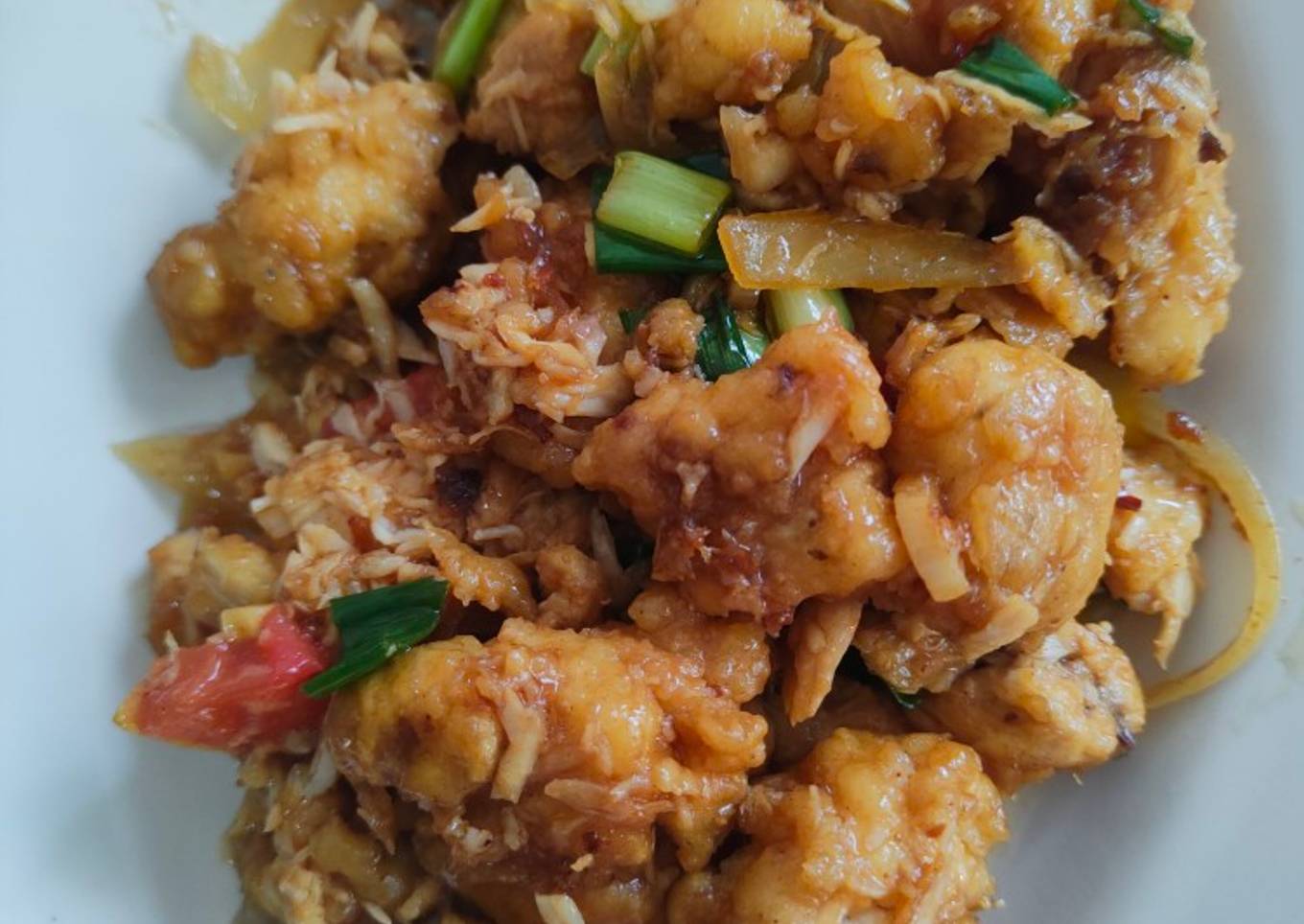 Ikan kakap goreng mentega