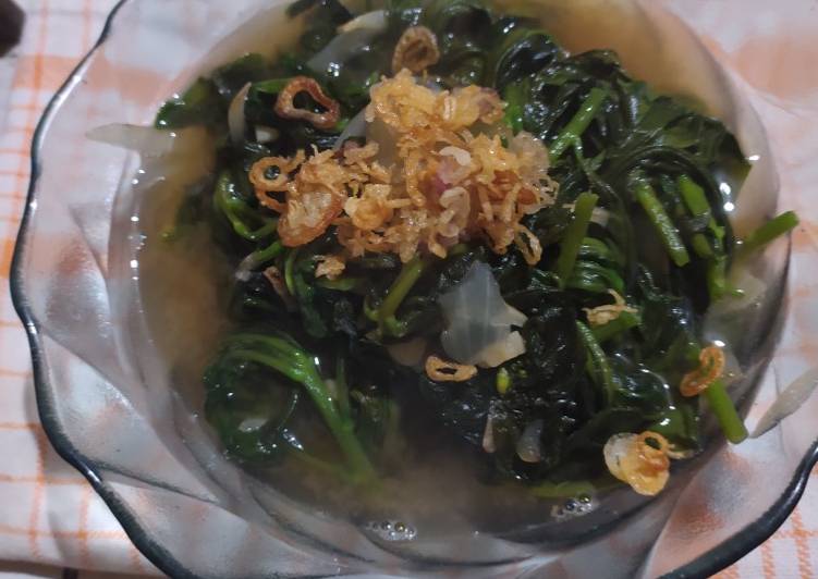 Resep Daun ginseng bawang putih yang Menggugah Selera