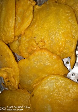 A picture of Maru bhajiya #authors marathon.