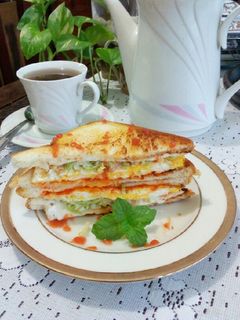Foto resep Sandwich Egg & cheese