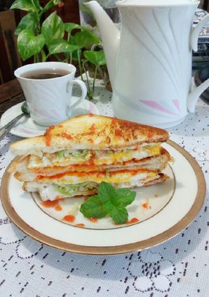 Foto resep Sandwich Egg & cheese