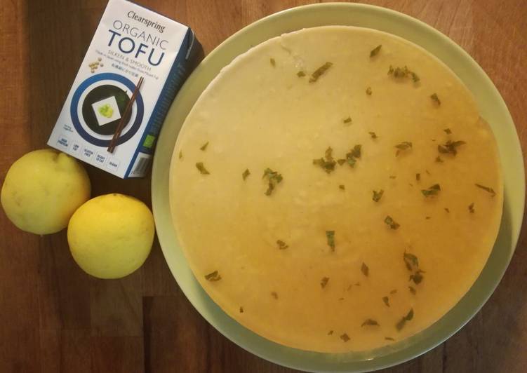 Steps to Prepare Qualsiasi sera della settimana Tofucake al limone