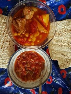 عکسی از دستور آبگوشت مشدی