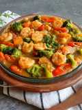Udang Brokoli Saus Tiram Ala Resto