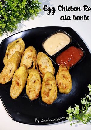 Foto resep Egg Chicken Roll ala bento