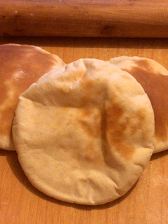 Una foto de Pan pita casero