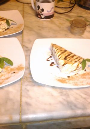 Una foto de Tarta de Arroz con Leche