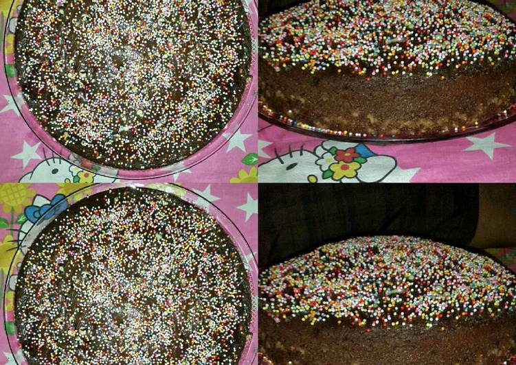 Bolu ultah mocca. no mixer no oven no ribet