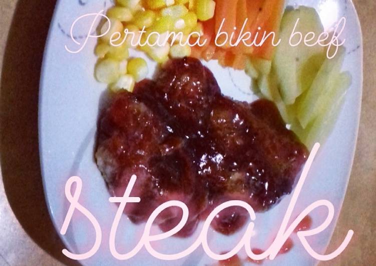 Beef steak simpel