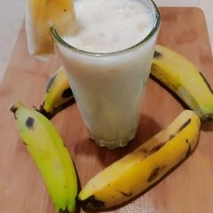 A picture of Creamy banana shake.