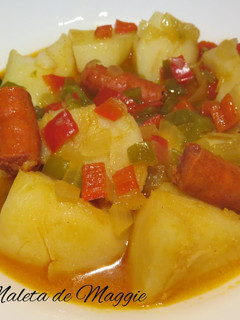 Una foto de Patatas a la riojana