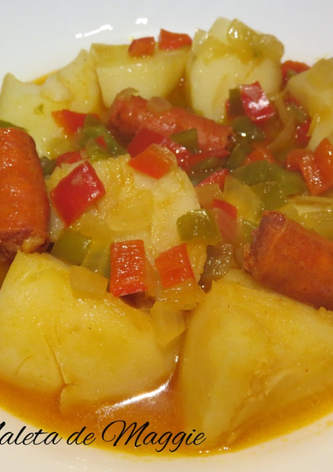 Una foto de Patatas a la riojana