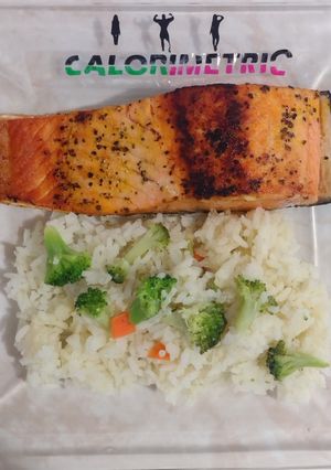 Una foto de 29. Salmón a la plancha