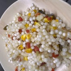 A picture of Sabudana khichidi.